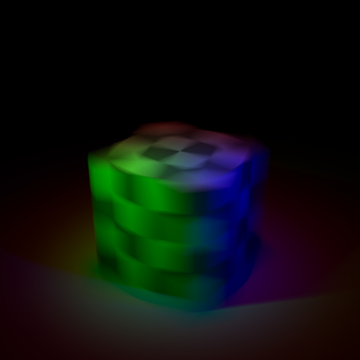 Origin in the cube itself
